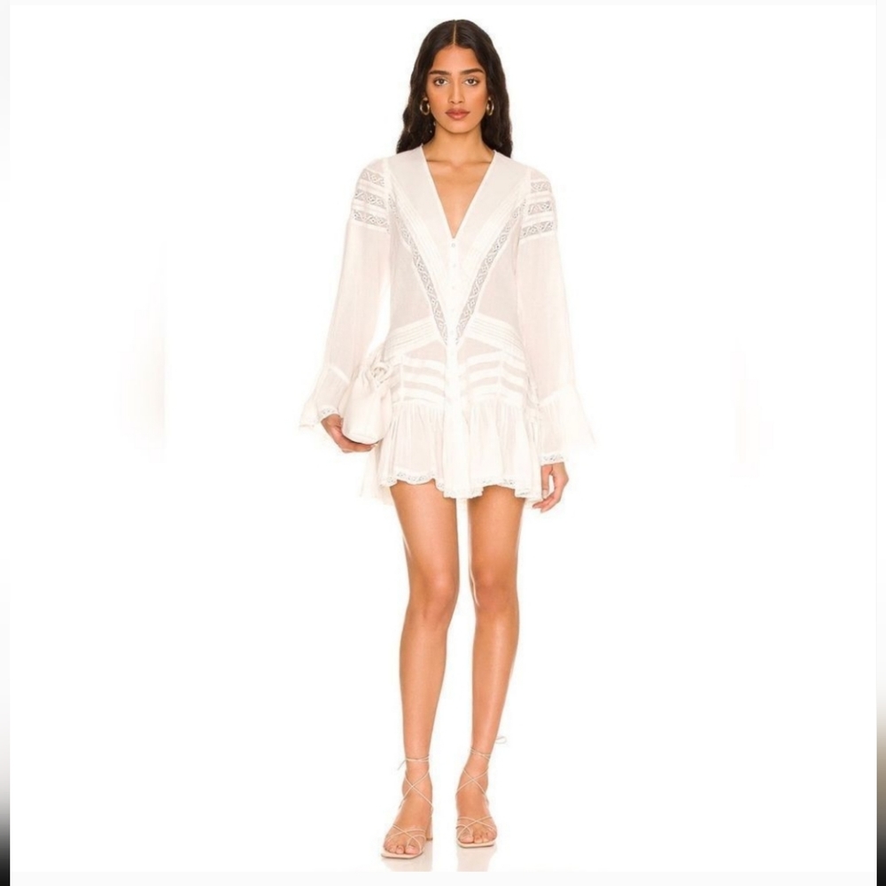 Free People Rhea Lace Tunic in Ivory ☆NWT☆ size XS